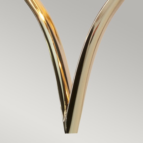 Falmouth 2 Light Wall Light - French Gold IP44 Falmouth 2 Light Wall Light - French Gold IP44