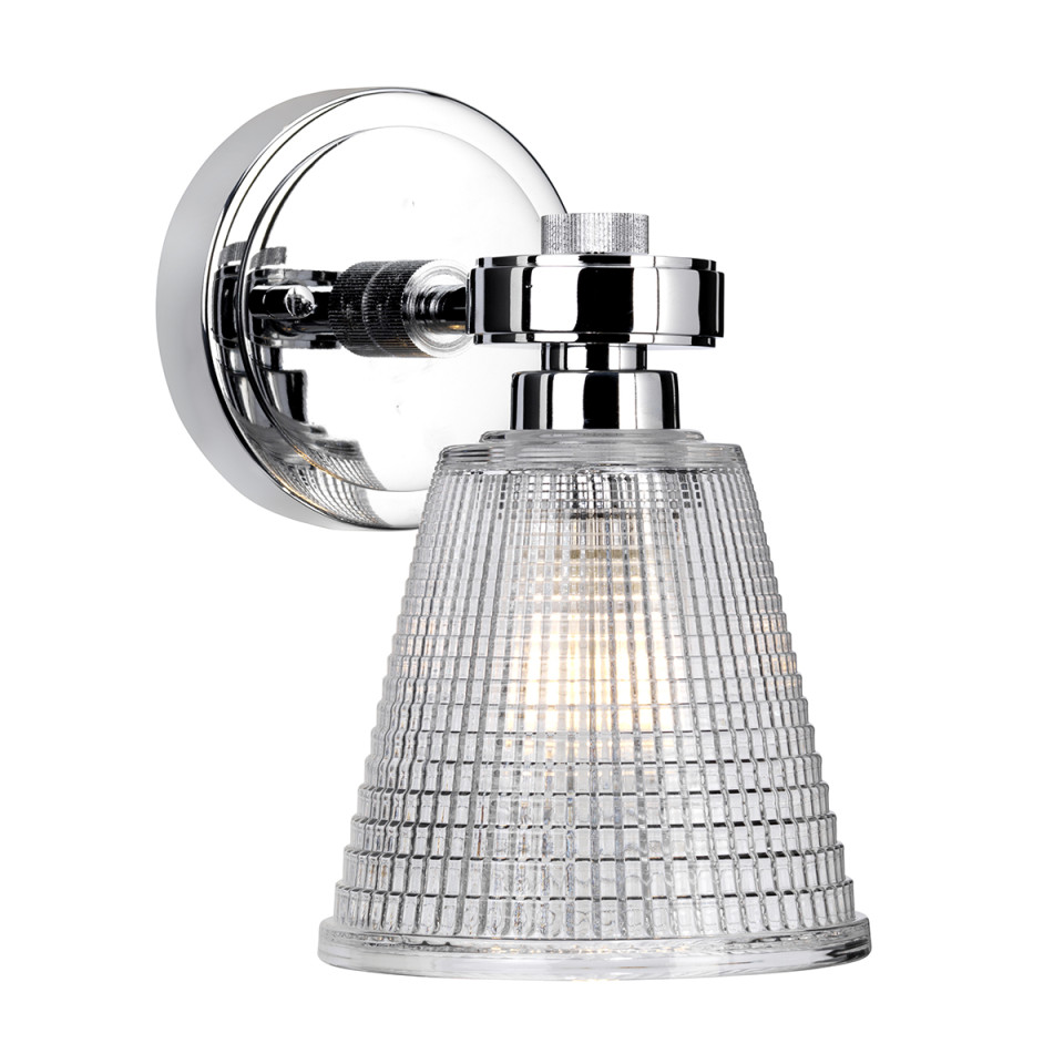 Gunnislake 1-Ljus Vägglampa Polerad Krom 42,5cm Elstead Lighting Gunnislake 1-Ljus Vägglampa Polerad Krom 42,5cm