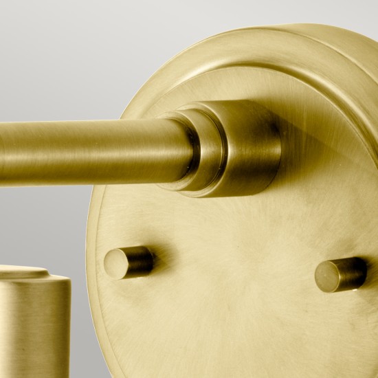 Morvah 1 Light Wall Light - Brushed Brass IP44 Morvah 1 Light Wall Light - Brushed Brass IP44