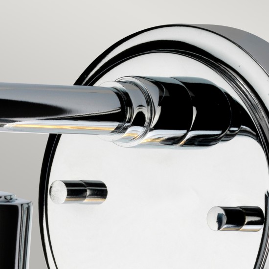 Morvah 1 Light Wall Light - Polished Chrome IP44 Morvah 1 Light Wall Light - Polished Chrome IP44
