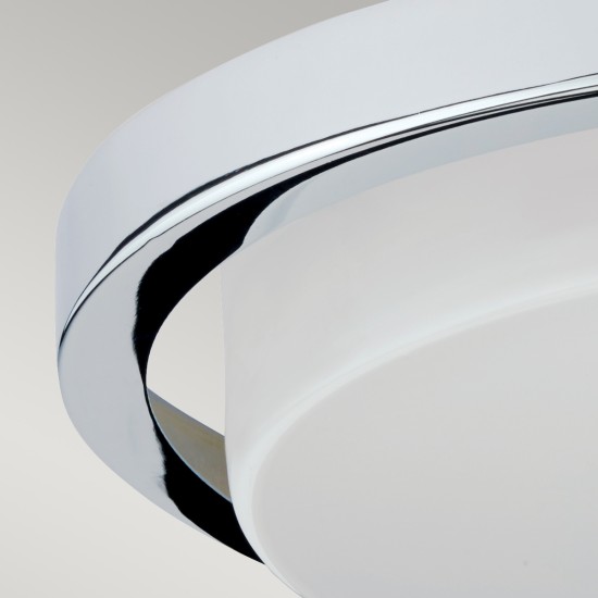 Ryde 1-Ljus Plafond Polerad Krom 30cm IP44