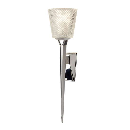 Verity 1-Ljus Vägglampa Polerat Krom 23cm IP44 Verity 1-Ljus Vägglampa Polerat Krom 23cm IP44