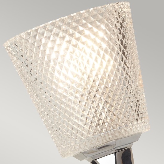 Verity 1-Ljus Vägglampa Polerat Krom 23cm IP44 Verity 1-Ljus Vägglampa Polerat Krom 23cm IP44