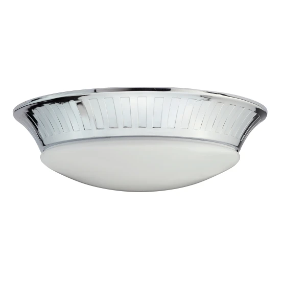 Whitby 1-Ljus Plafond Polerad Krom 12,6cm IP44