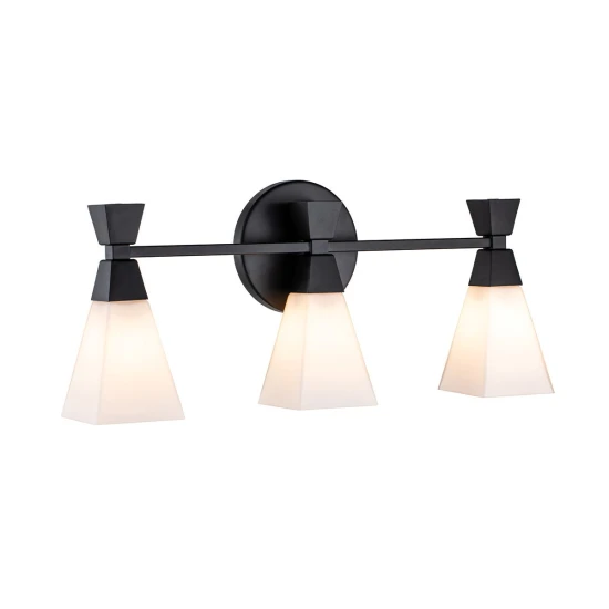 Bowtie 3 vägglampa IP44 mattsvart 57.2cm