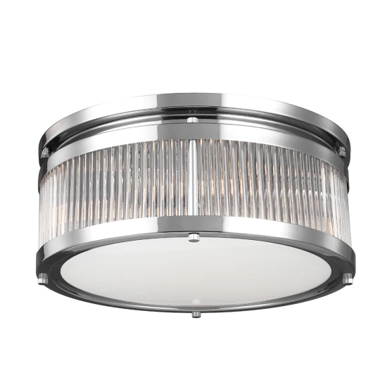 Paulson 3-Ljus Plafond Krom 53cm IP44