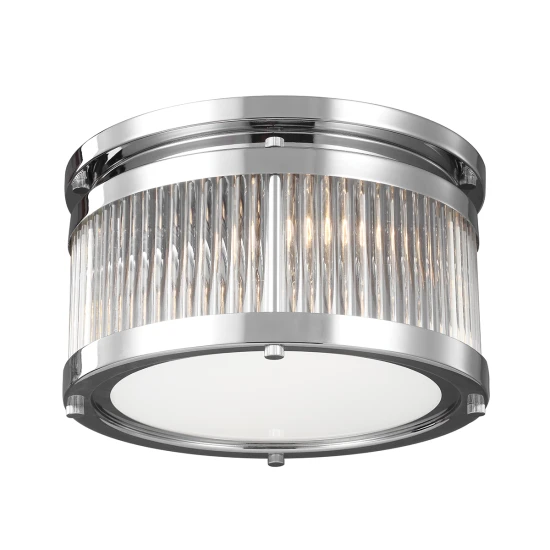 Paulson 2-Ljus Plafond Krom 38cm IP44
