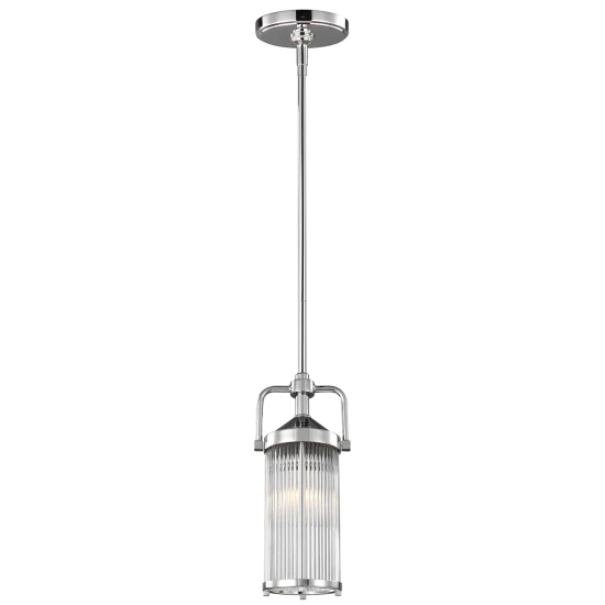 Paulson 1-Ljus Taklampa Krom 27,9cm IP44