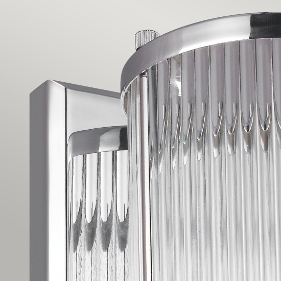 Paulson 1-Ljus Vägglampa Krom 15,6 cm IP44 Paulson 1-Ljus Vägglampa Krom 15,6 cm IP44