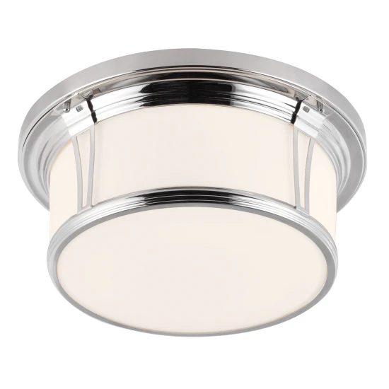 Woodward 3-Ljus Stor Plafond Polerad Krom 54cm IP44
