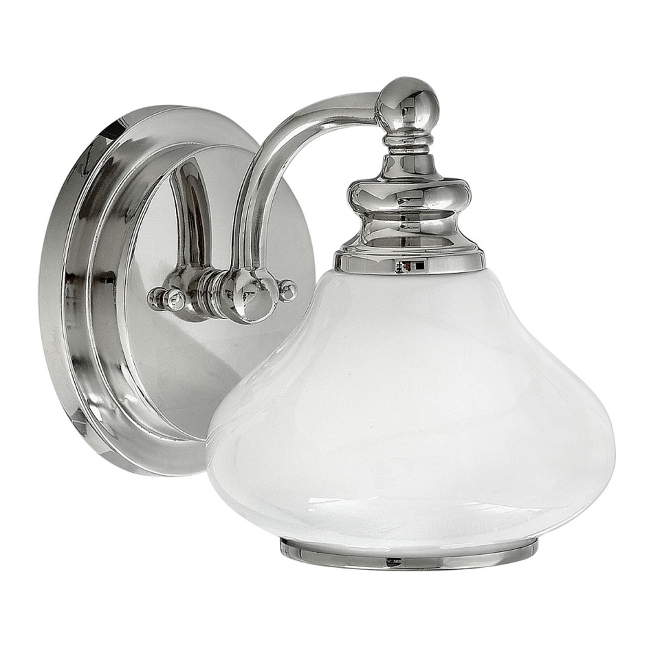 Ainsley 1-Ljus Vägglampa Polerad Krom 13,7cm Elstead Lighting Ainsley 1-Ljus Vägglampa Polerad Krom 13,7cm