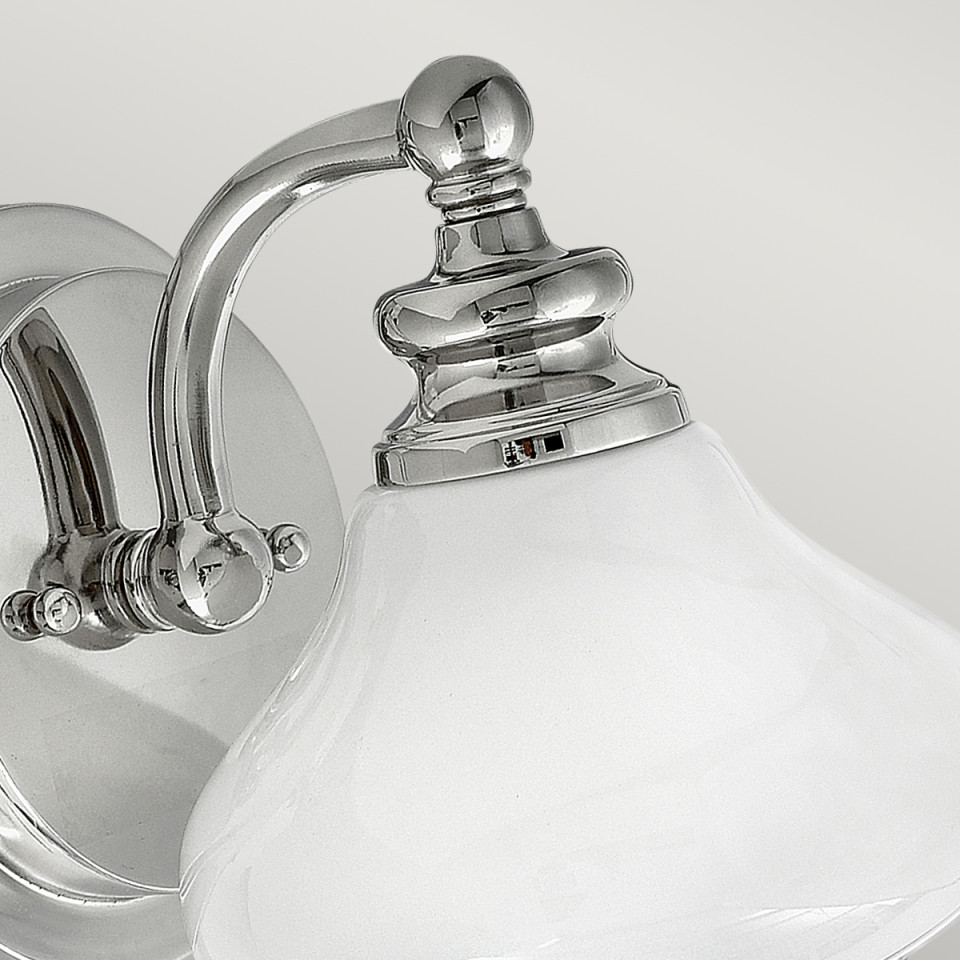 Ainsley 1-Ljus Vägglampa Polerad Krom 13,7cm Elstead Lighting Ainsley 1-Ljus Vägglampa Polerad Krom 13,7cm