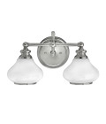 Ainsley 2-Ljus Vägglampa Polerad Krom 19,1cm Elstead Lighting Ainsley 2-Ljus Vägglampa Polerad Krom 19,1cm