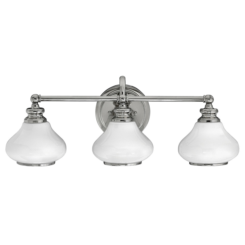 Ainsley 3-Ljus Vägglampa Polerad Krom 23,1cm Elstead Lighting Ainsley 3-Ljus Vägglampa Polerad Krom 23,1cm