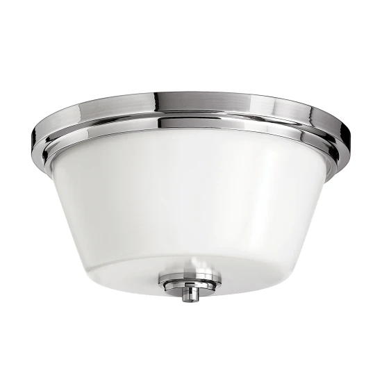 Avon 2-Ljus Plafond Polerad Krom 58,4 cm IP44