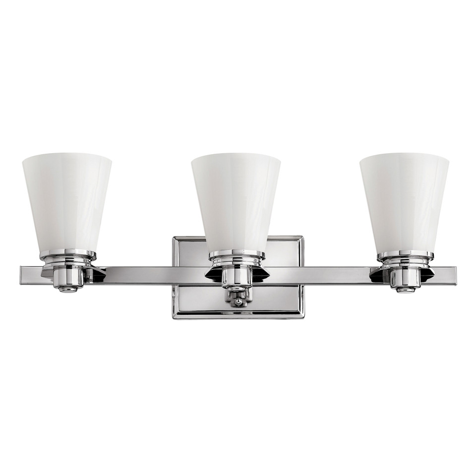 Avon 3-Ljus Spegellampa Polerad Krom 19,1 cm Elstead Lighting Avon 3-Ljus Spegellampa Polerad Krom 19,1 cm