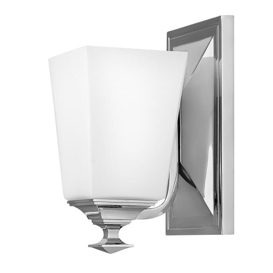 Baldwin 1-Ljus Vägglampa Polerad Nickel 19,7cm IP44 Baldwin 1-Ljus Vägglampa Polerad Nickel 19,7cm IP44