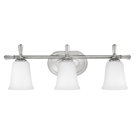 Blythe 3-ljus Lamppanel Polerad Nickel 22,3cm IP44 Blythe 3-ljus Lamppanel Polerad Nickel 22,3cm IP44
