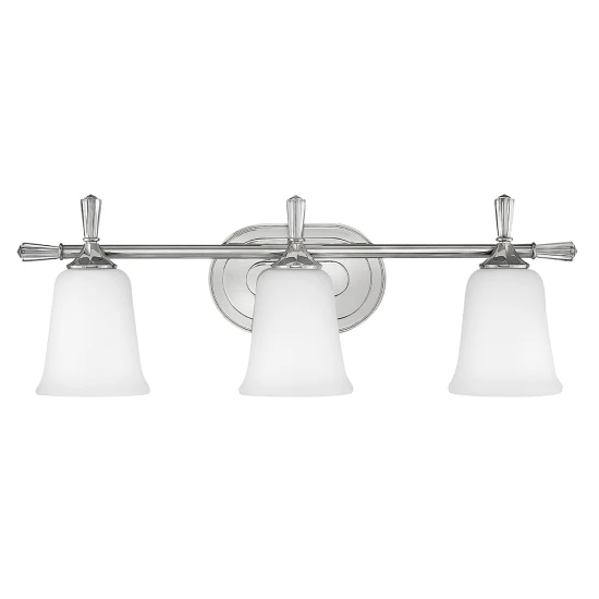 Blythe 3-ljus Lamppanel Polerad Nickel 22,3cm IP44