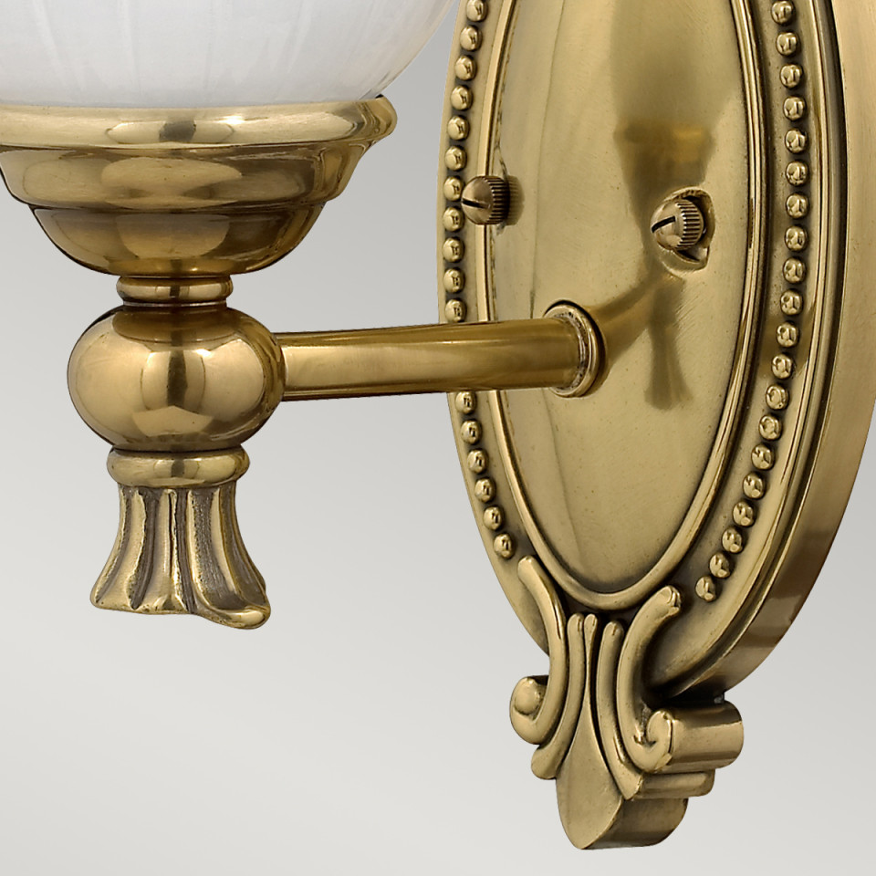 Francoise 1 Light Wall Light IP44 Elstead Lighting Francoise 1 Light Wall Light IP44