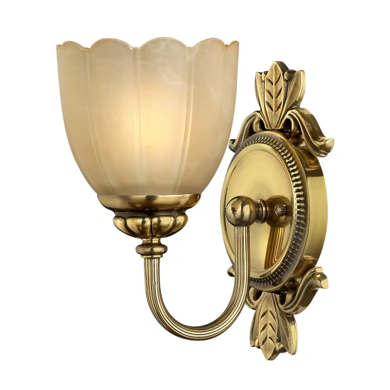 Isabella 1-Ljus Vägglampa Mässing 12,1 cm IP44
