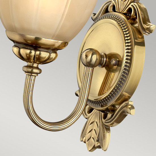 Isabella 1-Ljus Vägglampa Mässing 12,1 cm IP44