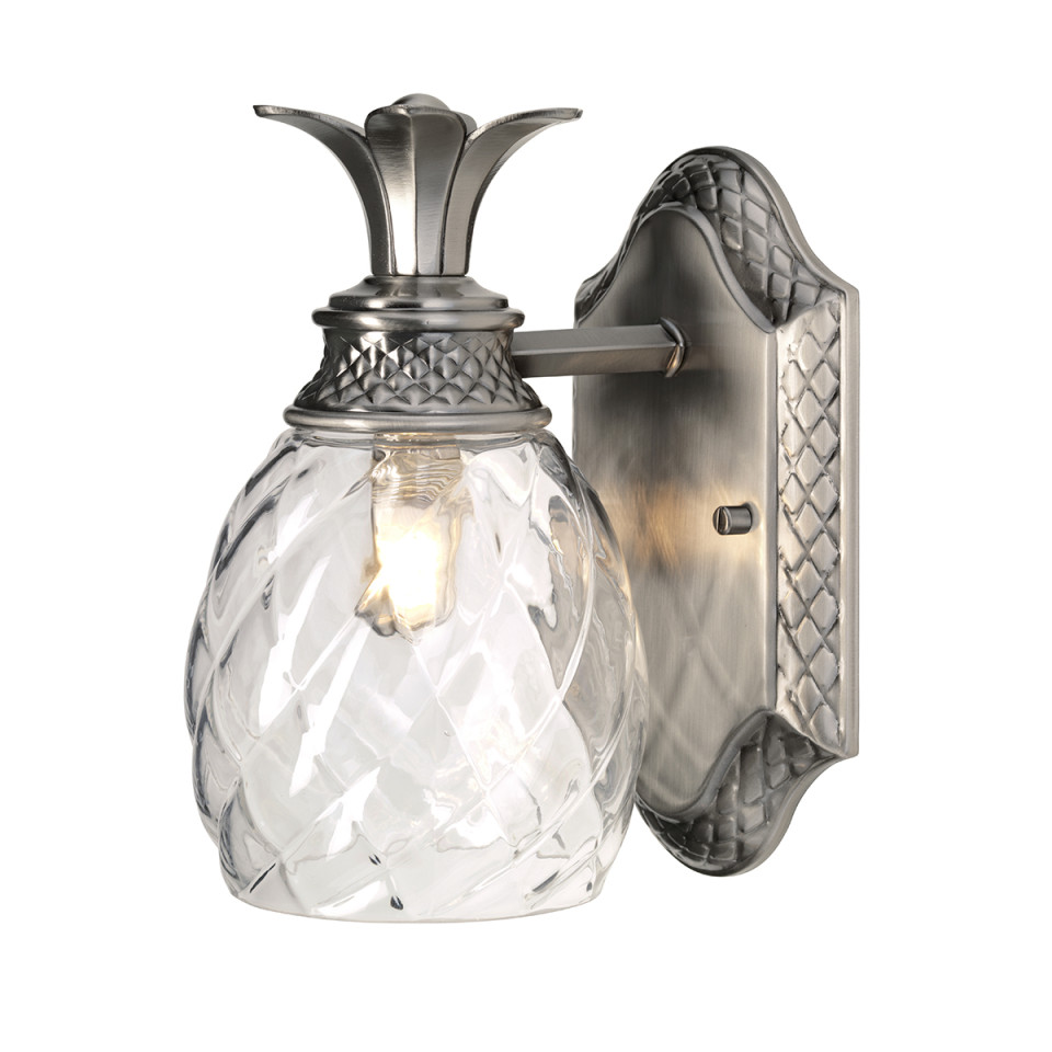 Plantation 1-Ljus Vägglampa Antik Nickel 17,1cm Elstead Lighting Plantation 1-Ljus Vägglampa Antik Nickel 17,1cm