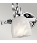 Cora 2-Ljus Vägglampa Polerad Krom 56,1cm Elstead Lighting Cora 2-Ljus Vägglampa Polerad Krom 56,1cm