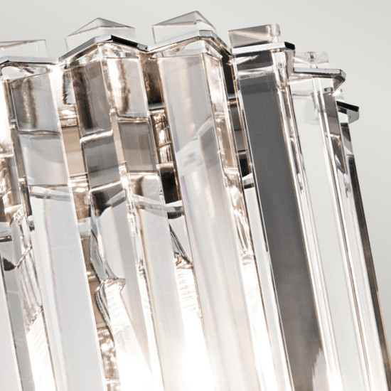 Crystal Skye 2-Ljus Vägglampa Krom 24,1cm IP44