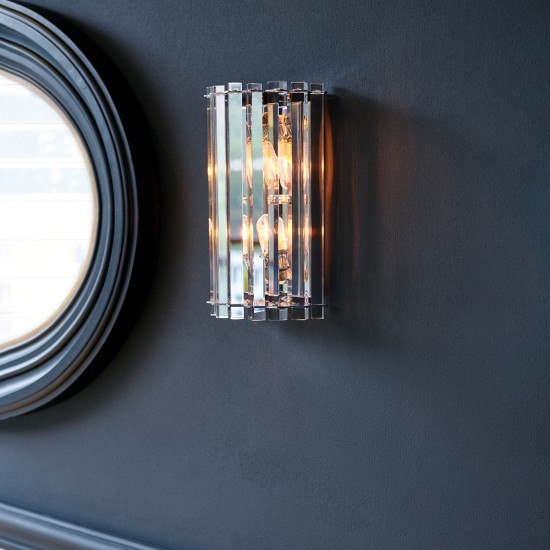 Crystal Skye 2 Light Wall Light IP44 Crystal Skye 2 Light Wall Light IP44