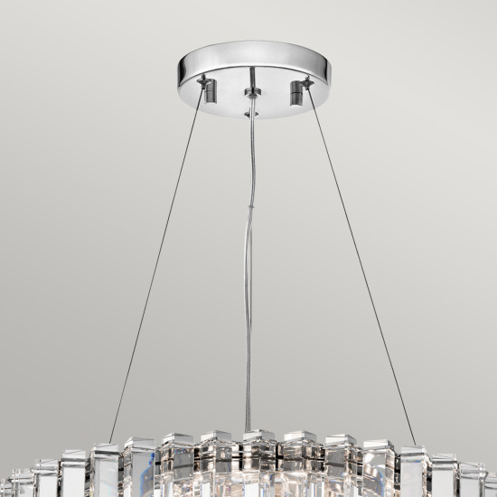 Crystal Skye 8 Light Chandelier IP44 Crystal Skye 8 Light Chandelier IP44