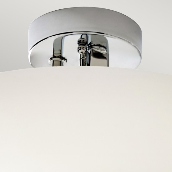 Hendrik 3-Ljus Plafond Polerad Krom 30,6cm IP44