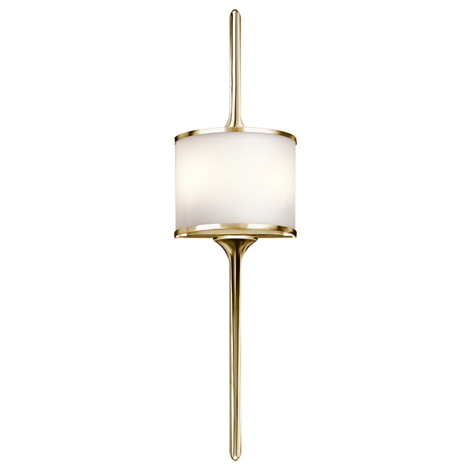 Mona 2 Light Wall Light - Polished Brass IP44 Elstead Lighting Mona 2 Light Wall Light - Polished Brass IP44