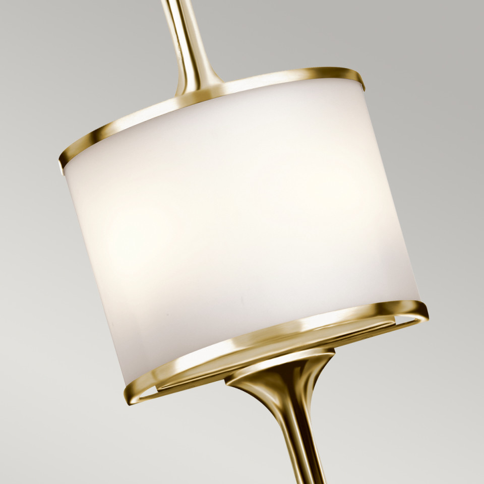 Mona 2 Light Wall Light - Polished Brass IP44 Elstead Lighting Mona 2 Light Wall Light - Polished Brass IP44