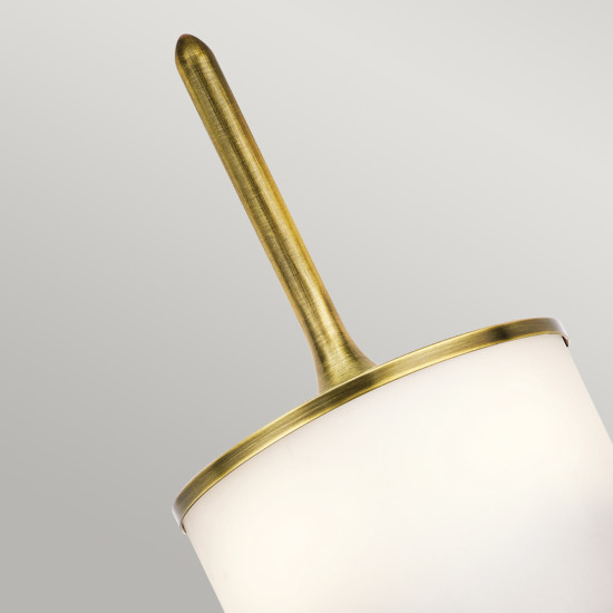 Mona 2-Ljus Vägglampa Naturlig Mässing 76,2cm IP44 Mona 2-Ljus Vägglampa Naturlig Mässing 76,2cm IP44