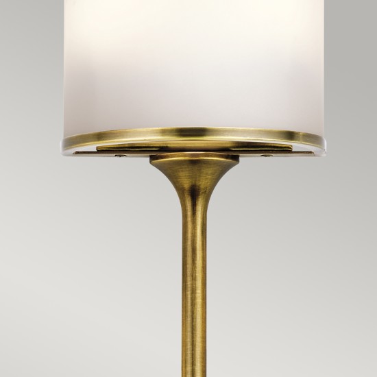Mona 2 Light Wall Light - Natural Brass IP44 Mona 2 Light Wall Light - Natural Brass IP44