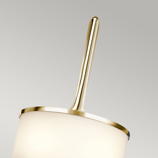 Mona 2 Light Wall Light - Polished Brass IP44 Mona 2 Light Wall Light - Polished Brass IP44