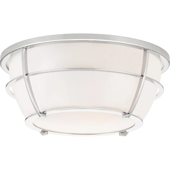 Chance 2-Ljus Plafond Polerad Krom 61,4cm IP44