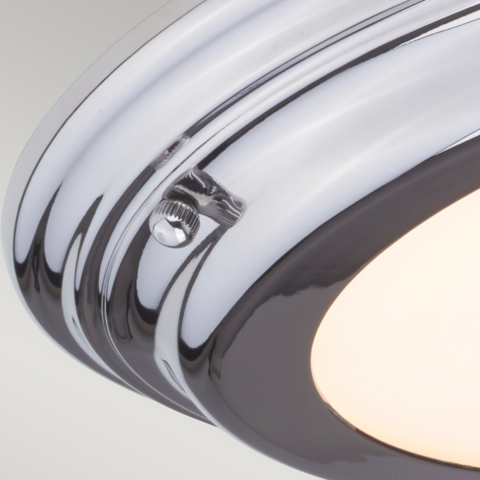 Welland 1-Ljus Plafond Polerad Krom IP44 Welland 1-Ljus Plafond Polerad Krom IP44