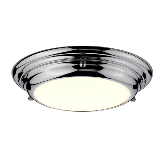 Welland 1-Ljus Mini-LED Plafond Polerad Krom IP44