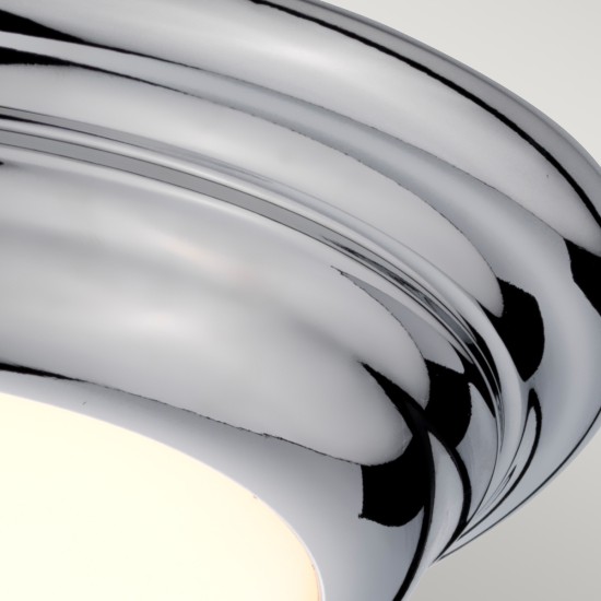 Welland 1 Light Mini LED Flush Light - Polished Chrome IP44 Welland 1 Light Mini LED Flush Light - Polished Chrome IP44