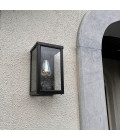 Contemporary Outdoor Flushed Wall Light Galvanised Steel 29cm IP44 Contemporary Outdoor Flushed Wall Light Galvanised Steel 29cm IP44