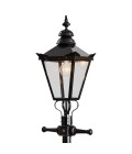 Viktoriansk traditionell utomhuslyktstolpe i gjutjärn 332 cm IP65