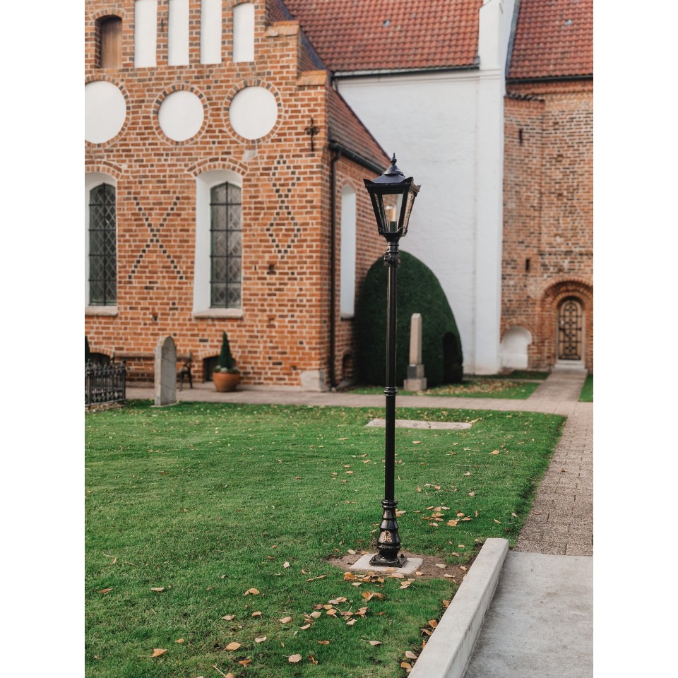 Victorian Utomhus Traditionell Lyktstolpe Gjutjärn 260cm