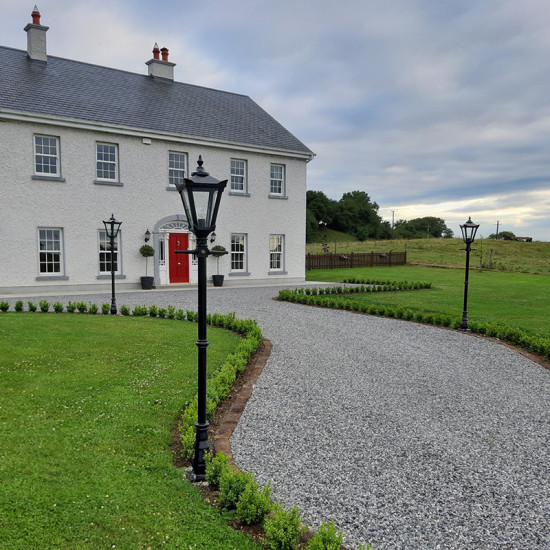 Victorian Outdoor Traditional Lamp Post Cast Iron 230cm Victorian Outdoor Traditional Lamp Post Cast Iron 230cm