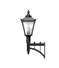 Victorian outdoor wall light with short arm cast iron/galvanised steel 97 cm IP44