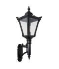 Victorian outdoor wall light with short arm cast iron/galvanised steel 97 cm IP44