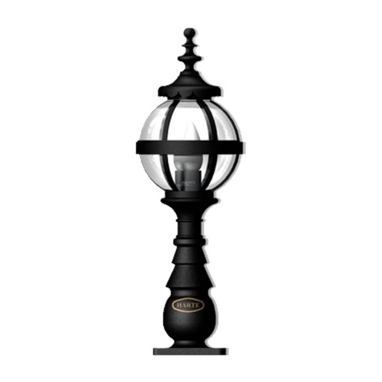 Victorian Utomhus Klotpollarlampa Gjutjärn 65cm Victorian Utomhus Klotpollarlampa Gjutjärn 65cm