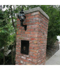 Victorian Outdoor Globe Wall Light With Decorative Arm Cast Iron 59cm Victorian Outdoor Globe Wall Light With Decorative Arm Cast Iron 59cm