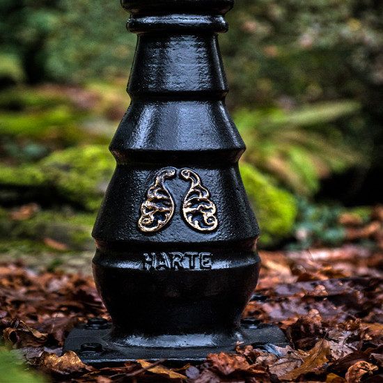 Classic Utomhus Järnvägstil Lyktstolpe Gjutjärn 243cm Classic Utomhus Järnvägstil Lyktstolpe Gjutjärn 243cm